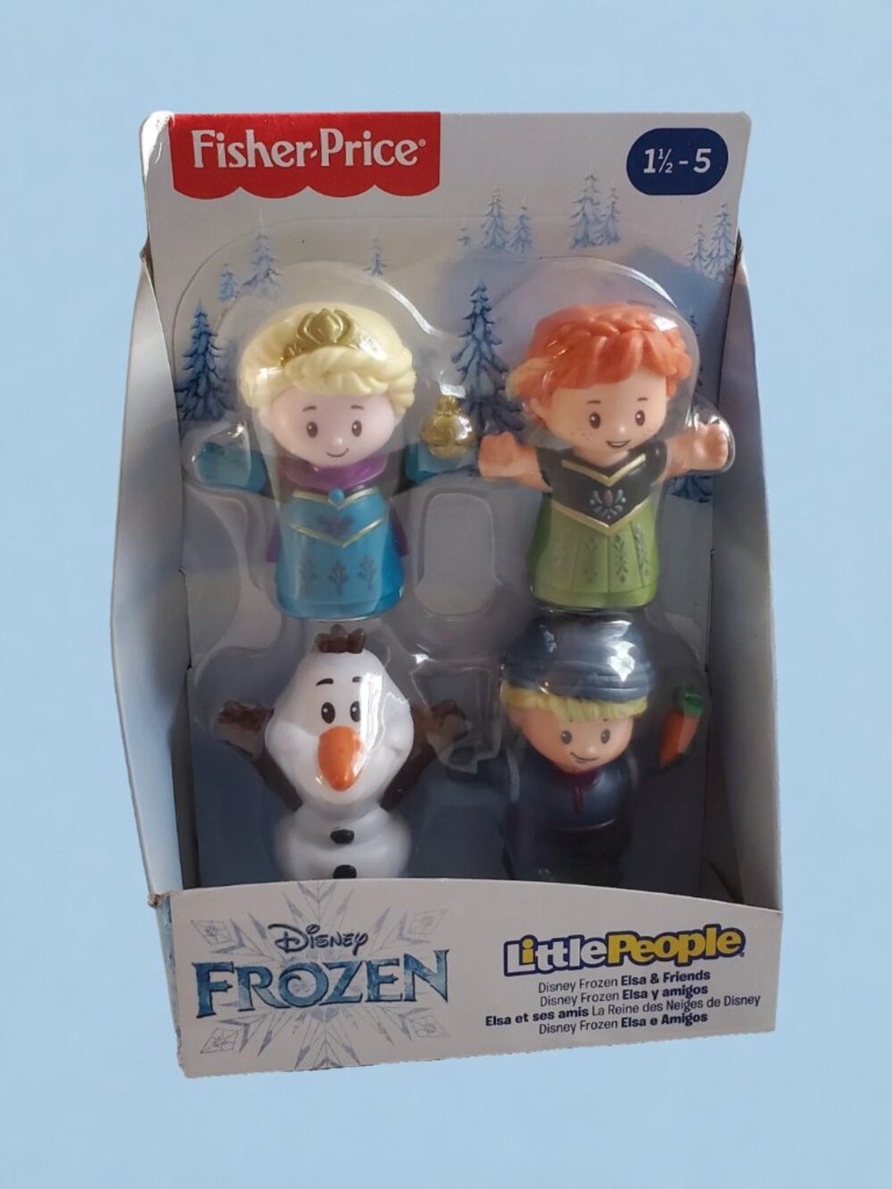 Fisher-Price Disney Frozen Little People Elsa & Friends Figures Olaf Anna Set